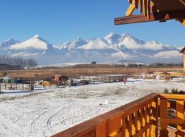 Apartment with Terrace & Amazing view, hotel in Veľká Lomnica