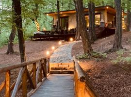 Luxury Lake House & Glamping, holiday home in Teşila