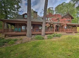 Hilltop Hot Springs Log Cabin with Hot Tub and Grill!