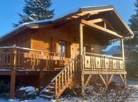 Chalet des Moineaux，Saint-Laurent-du-Jura的滑雪度假村