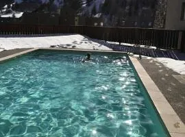 Appartement d'une chambre avec piscine partagee et balcon a Allos