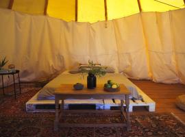 Teepee Barranco, glamping site in Tindaya