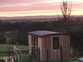 Stunning Shepherds Hut rural bliss Dumfries, hotel with jacuzzis in Dumfries