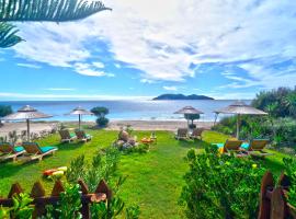 Beachfront Andriana Villa with mini pool and spa, מלון בוסיליקוס