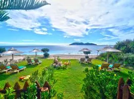 Beachfront Andriana Villa with mini pool and spa