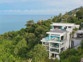 Villa Sasipimon - Panoramic Duplex Studio, hotell i Chaweng Noi Beach