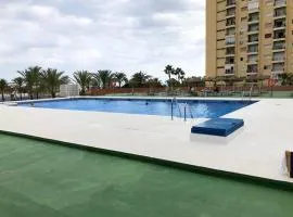 Bright apartment with sea view, Fuengirola, 50 m², pool