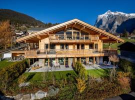 Chalet CARVE - Apartments EIGER, MOENCH and JUNGFRAU, hotel em Grindelwald