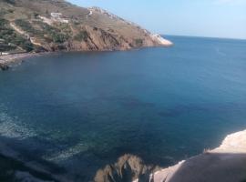 Balcony to Aegeon 1, beach rental in Apollon