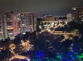 Beautiful remodeled condominiun with an impecable view to the beach and city avenues walk distance to the beach