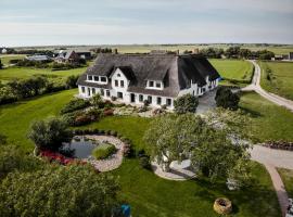 Rickmer's Hoff Reetdachhaus mit Sauna und Kamin, hotel i Pelvorm