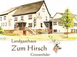 Hotel- Restaurant Zum Hirsch – hotel w mieście Großenlüder