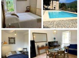 EcoVacances à la Ferme Le Pouget - Le Studio, hotel i Saint-Jean-du-Gard