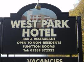 west park hotel chalets, hotel en Clydebank