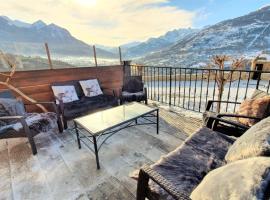 Panorama apartment Briancon, מלון בבריאנסון