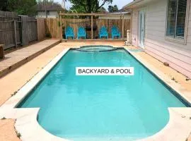 Pool House, 9 Beds in Tomball 30 Mins from Downtown - Lundar