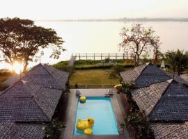 Naga Tara Boutique Resort、パヤオの駐車場付きホテル