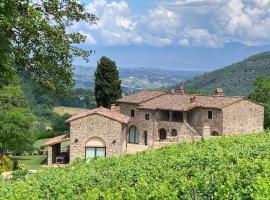 Pié Vecchia ,Villa+Fienile - Greve in Chianti, kjæledyrvennlig hotell i Chiocchio