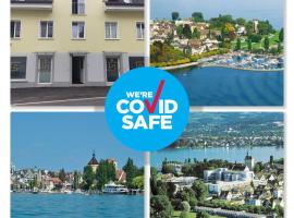 3 Doppelbett Business Apartment am Bodensee โรงแรมในอาร์บอน