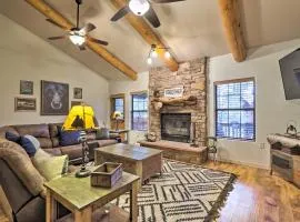 Furnished Balcony with Fire Pit Pinetop Mtn Escape!