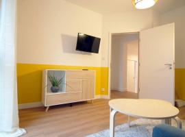 B&B jaune, Appartement indépendant, parking, wifi près de Strasbourg, lavprishotell i Ittenheim