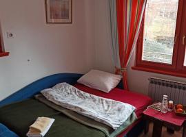 Cozy room with a bathroom, bed and breakfast en Sarajevo