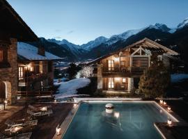 Relais Mont Blanc Hotel & Spa, hotel 5 bintang di La Salle