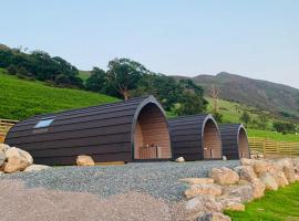 The Huts at Highside Farm, campsite in Keswick