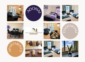 2 Bedroom Apartment at Dagenham , Adonai Serviced Accommodation, Free WiFi and Parking, hôtel à Dagenham