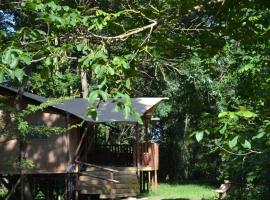 Les lodges du Moulin, luxe tent in Saint-Laurent