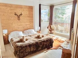 Appartement spacieux 300m2 - Sauna - BBQ - Terrasse, spa hotel in Les Deux Alpes