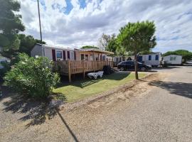 Mobil home Sylvie et Alain, campsite in Canet-en-Roussillon