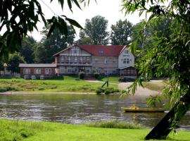 Elbterrasse Wörlitz, hotel v destinaci Oranienbaum-Wörlitz