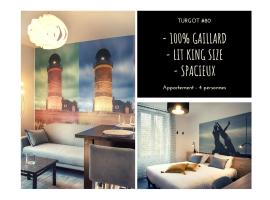 TURGOT #80 - L'Appart. 100% Gaillard - 2 chambres、ブリーヴ・ラ・ガイヤルドの格安ホテル