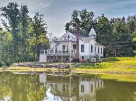 Dock, Game Room Lakefront Villa in Saylorsburg!