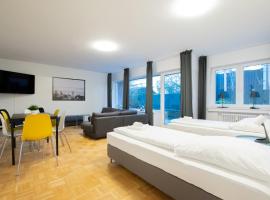 RAJ Living - 1 , 3 and 4 Room Apartments - 20 min Messe DUS & Airport DUS, hotell i Meerbusch