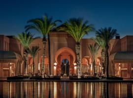 Amanjena Resort, hotel a Golf Amelkis golfpálya környékén Marrákesben