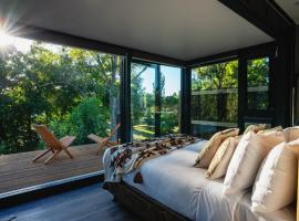 Castlemaine Gardens Luxury Glamtainer, domek nebo chatka v destinaci Castlemaine