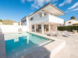 A perfect location villa for holidays with AC and private pool – domek górski w Port de Pollença