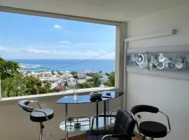 Appartement de 2 chambres avec vue sur la mer terrasse amenagee et wifi a Saint Gilles les Bains a 1 km de la plage