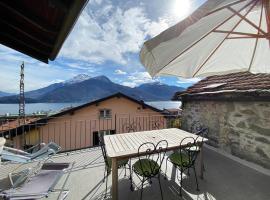 Independent Stone House with Lake View, hotel dengan parking di Musso