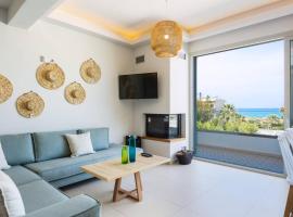 Adelhome - Sea view & walking distance to beach!, apartement sihtkohas Adelianos Kampos