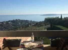 Sainte Maxime Vue féerique piscine chauffée