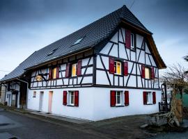 Gîte Les Sabots de Paille, Alsace Haut-Rhin, hotel ieftin din Ballersdorf