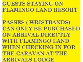 Flamingo Land - Beech Grove B11a, hotel with parking in Kirby Misperton