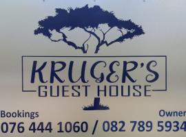 Kruger's Guest House, maison d'hôtes à White River
