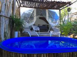 Glamping Tulum with private mini pool