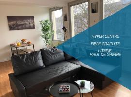 HYPER CENTRE - WIFI FIBRE GRATUIT - JERGWELOH - Le New Yorkais, hotel perto de Hipódromo de Caen, Caen