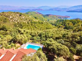 Villa Marialetta St Stephanos with private pool: Agnítsini şehrinde bir otel