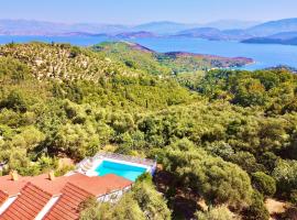 Villa Marialetta St Stephanos with private pool, holiday rental in Agnítsini